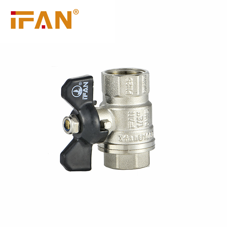 IFAN Factory1/2'' - 4 Brass Valve Manufacturers Brass Double Feamle Threaded Water Ball Valve