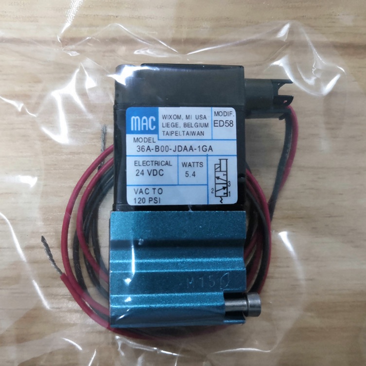 MAC Миниатюрный электромагнитный клапан 36A-B00-JDAA-1BA