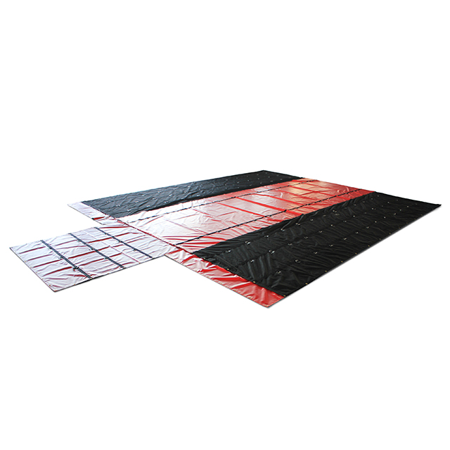 Брезенты JUM 8'Drop Heavy Duty 18oz, брезент для грузового прицепа 24 'x 27' с откидной крышкой 8 'x 8'