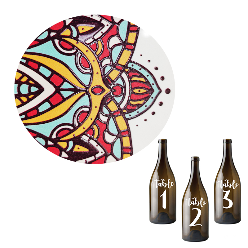 Guangdong Yincai Printing Service Water Transfer Decal 39*54cm Resistance to Friction Transfer Labels Printing for Glass Bottle