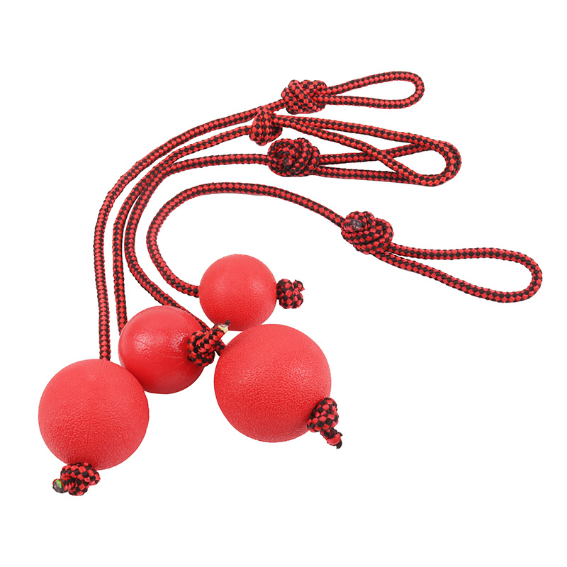 Pet Dog Bite-resistant Solid Rubber Stretch Ball Latex Pet Toys