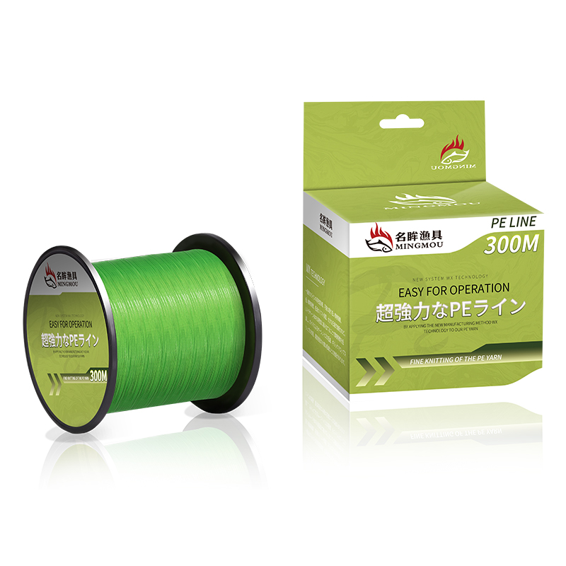 High Quality Color Coating Line Pe 300m 9 Strands Braided Fishing Lines