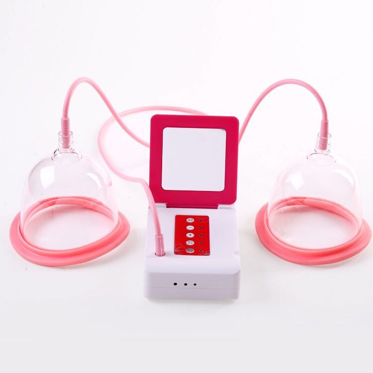 Vacuum Negative Pressure Cupping Breast Augmentation Device Enlarge Breast Massager