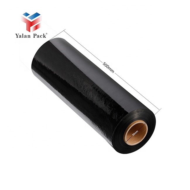 Factory Price 23 Micron Black And Colored Plastic Pallet Wrap Lldpe Stretch Film For Hand/Machine