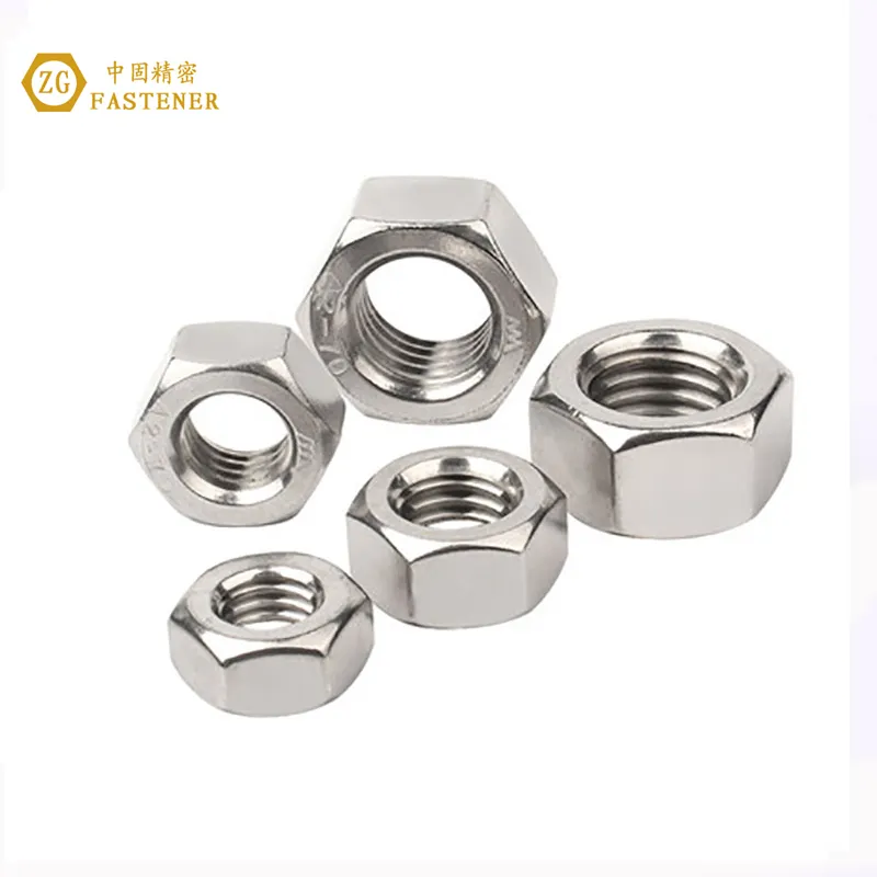 stainless steel DIN 934  furniture Hexagon bolt Nuts hex Nuts for steel building