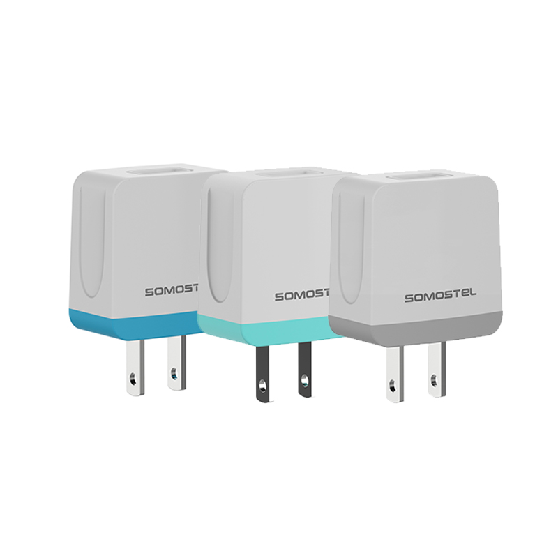 USB-зарядное устройство Somostel SMS-A83 MAX 2.1A 2 в 1 + USB-кабель для передачи данных