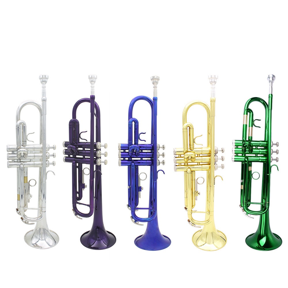 Плоская труба Wind instrument Bb bass с чехлом для мундштуков и сумкой для переноски для студентов и начинающих, серебристая
