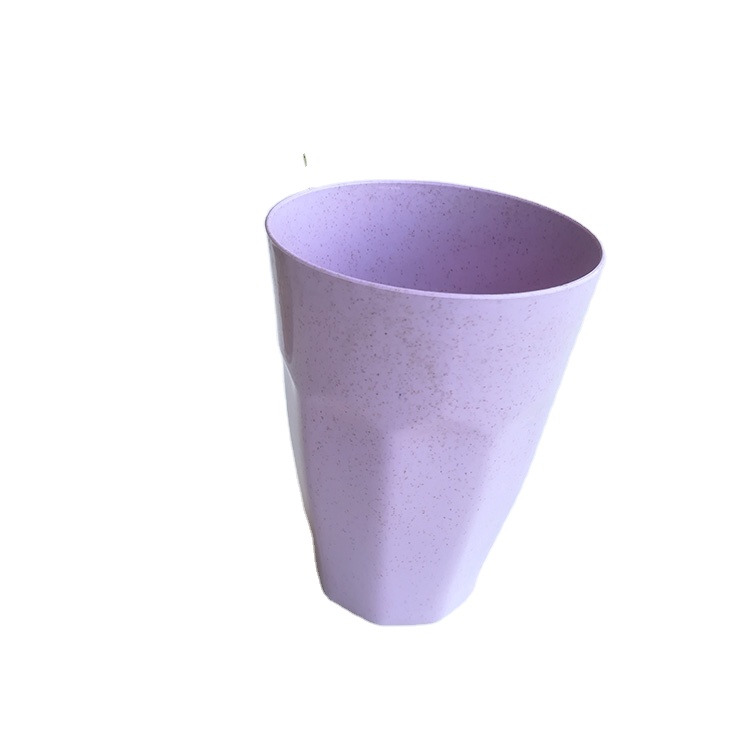 China fabrication professional 400ml houseware wheat straw cornstarch plastic gargle cup