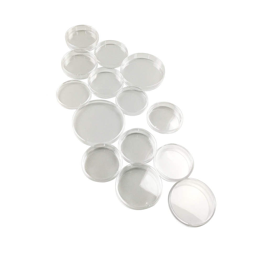 Glass Plastic Petri Dish 6cm 7cm 9cm 10cm 12cm 15cm Sterile Plastic Laboratory Petri Dishes
