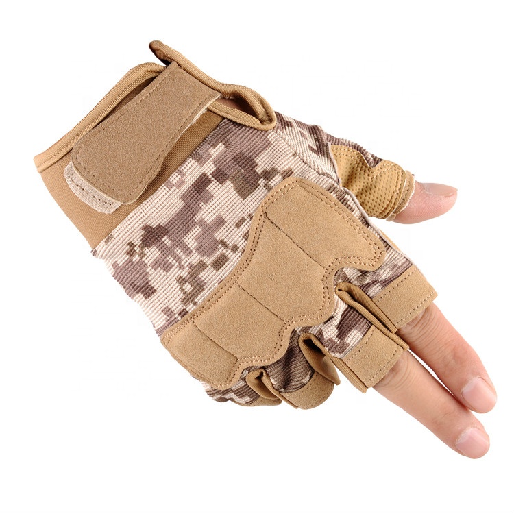 Half finger touch screen tactical military outdoor gloves