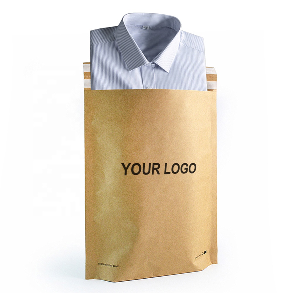 biodegradable kraft paper mailing cardboard envelope bag paper courier bags