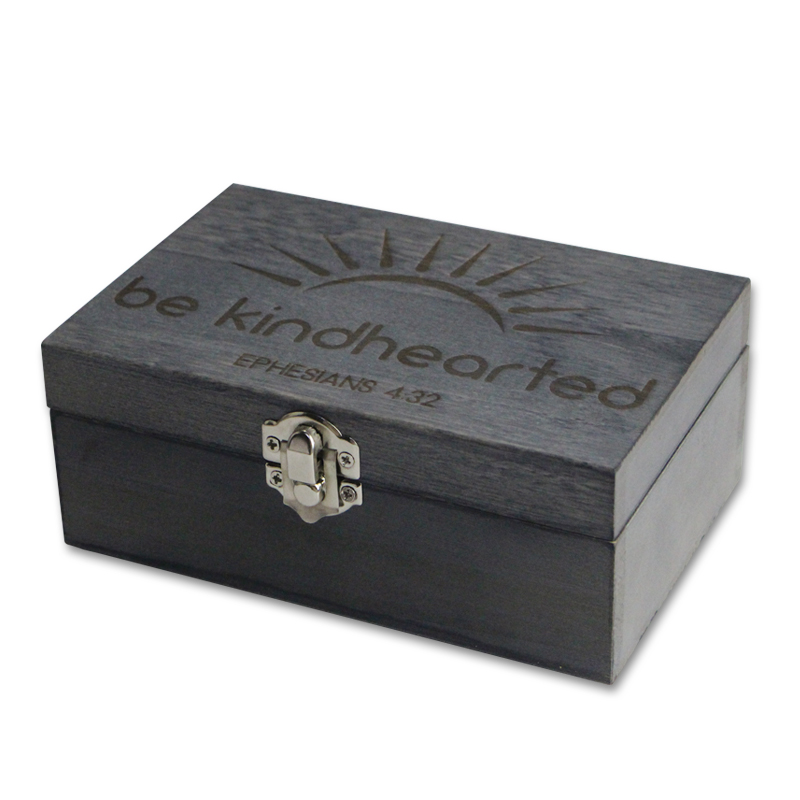 Pan hot stamp retro wooden shipping boxes custom logo unique wooden tea storage box gift