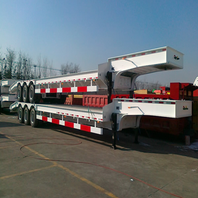 Низкорамный прицеп LOWBOY AXLE TRUCK TAILER контейнеровоз HOWO 4X2 6X4 3 оси