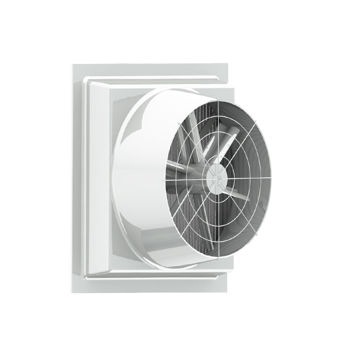 Newest design top quality box FRP negative pressure exaust hammer fan