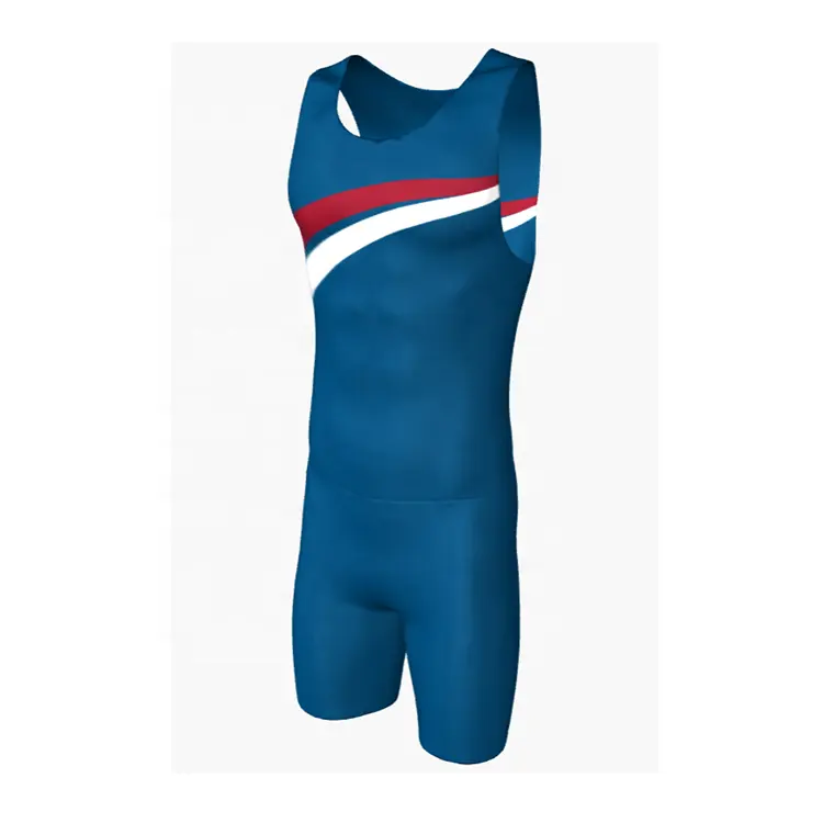 Design your own brand custom made sublimation print spandex fabric rowing suit uniforms