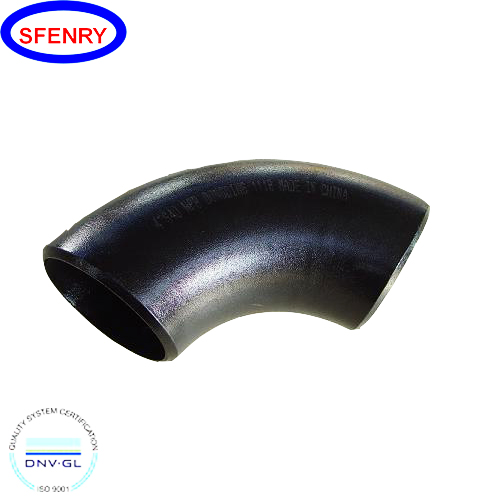 Sfenry ASME сварочный бесшовный фитинг для труб A234 WPB, углеродистая сталь, 90 градусов, длинный радиальный локоть