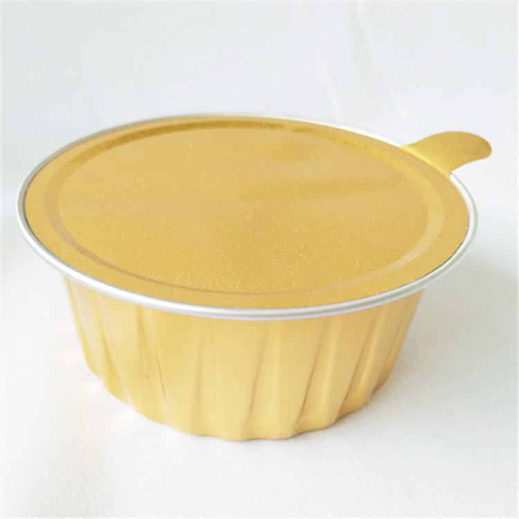 125ml small foil smoothwall aluminum cups with lids
