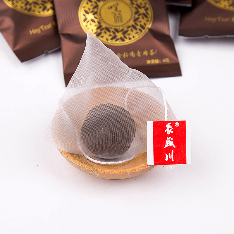 Changshengchuan китайский черный чай Круглый Мини-прессованный чай с биоразлагаемых чай в пакетиках