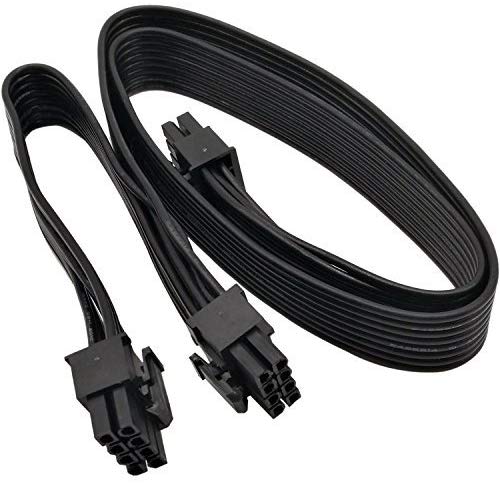 Замена для ATX CPU 8 Pin Male на Dual PCIe 2X 8 Pin (6 + 2) Male кабель адаптера питания