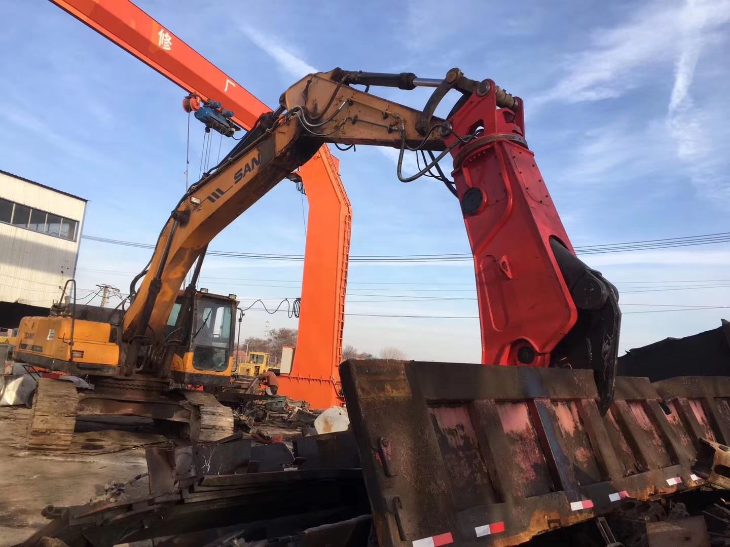 Hydraulic Eagle Shear,big Strong Power Olecranon Shear For Komatsu Excavator