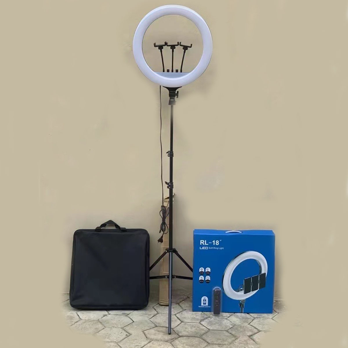 2021 Новое поступление 18 дюймов RL-18 Selfie Ring light RL18 и лампа для студийных съемок с кольцо заполняющий свет для YouTube Live LED обруч
