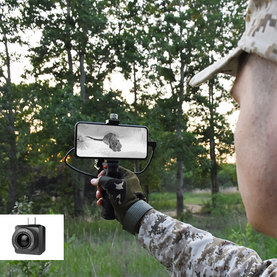 Pocket size handheld live video infrared cameras for deer hunting