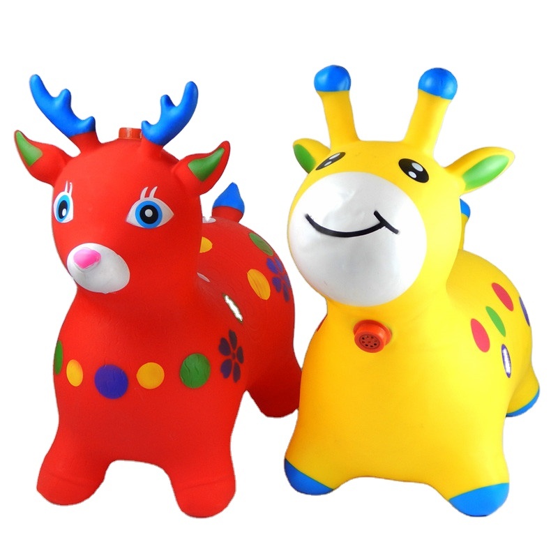 AD New Design Inflatable Jumping Animal Toy Horse Jumps Jumping Bouncy Hopper Horse