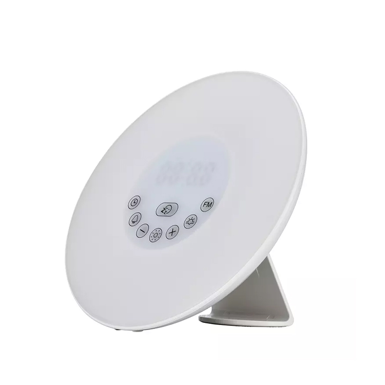Светодиодный цифровой будильник Sunrise Wake Up Light имитация ночника ночник Повтор/закат FM радио Функция памяти