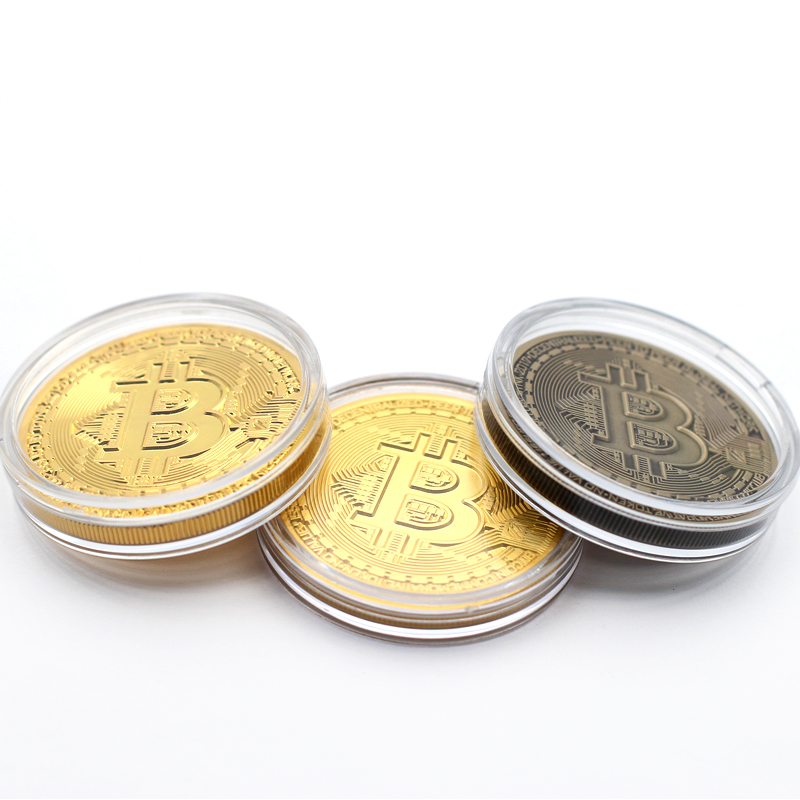 Оптовая продажа, памятный сувенир, металл, Биткоин, евро, индивидуальный вызов, Золотая антикварная монета