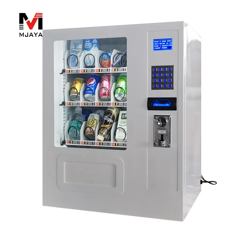 Tabletop snack vending machine, vending dispenser with coin acceptor bill acceptor credit card MDB/DEX