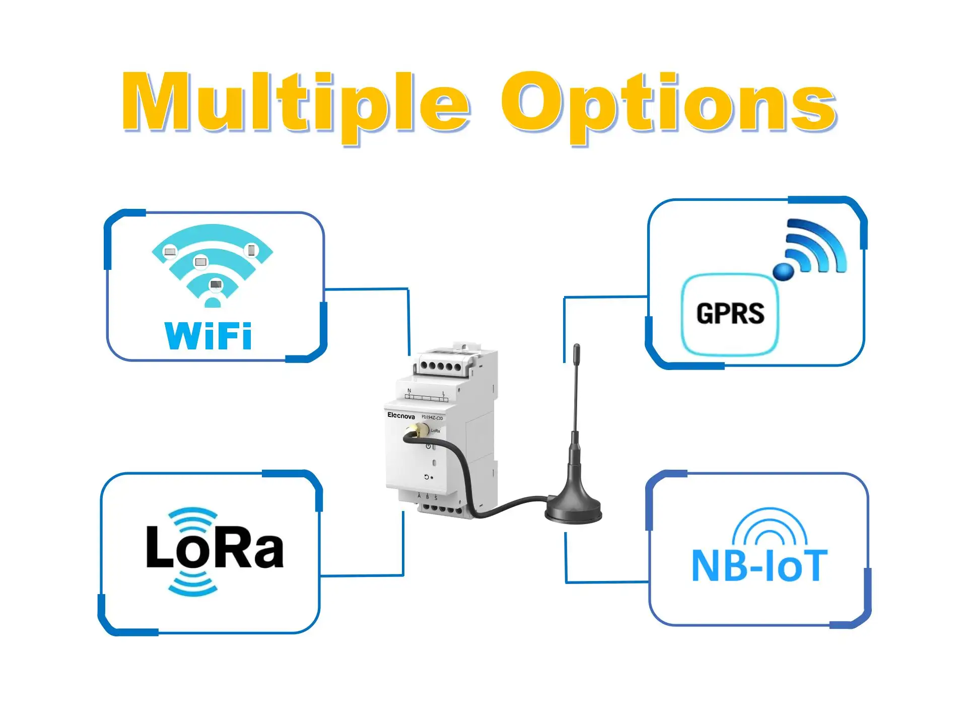 Multi Channel 4-12 Loops Power Energy Meter LoRa Wireless