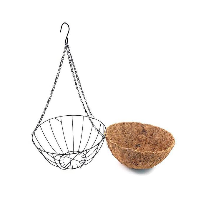 16 дюймов coco висит basketnatural квадратный кокосовые волокна вкладыш