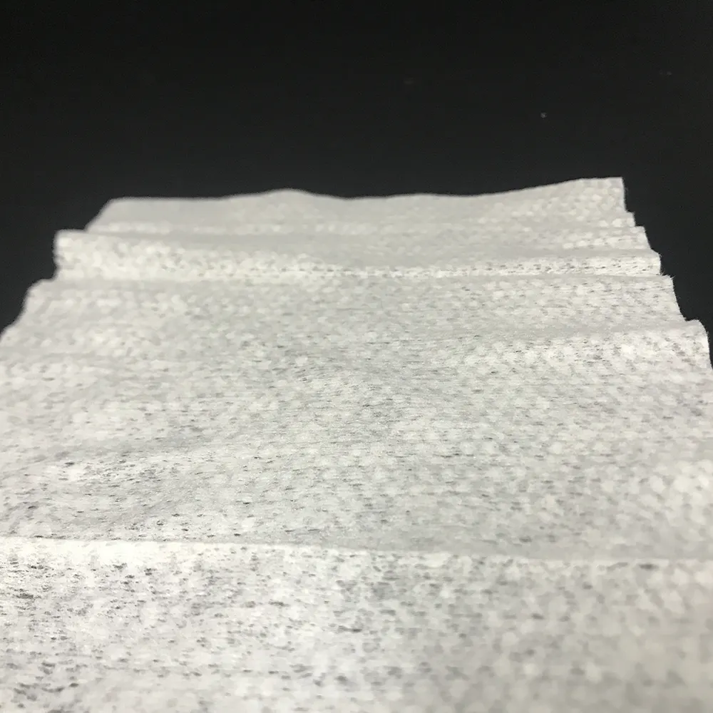 JUHUA Bamboo Spunlace Nonwoven Fabric For Wet Wipes Eco Friendly Embossed Spunlace Nonwoven