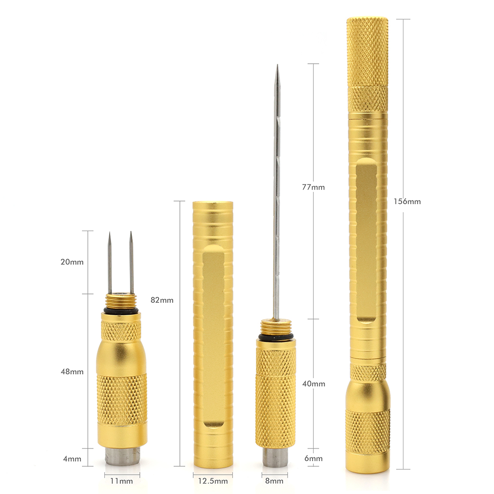Portable Bronze Copper Material Cigar Drill Travel Cigar Needle Punch