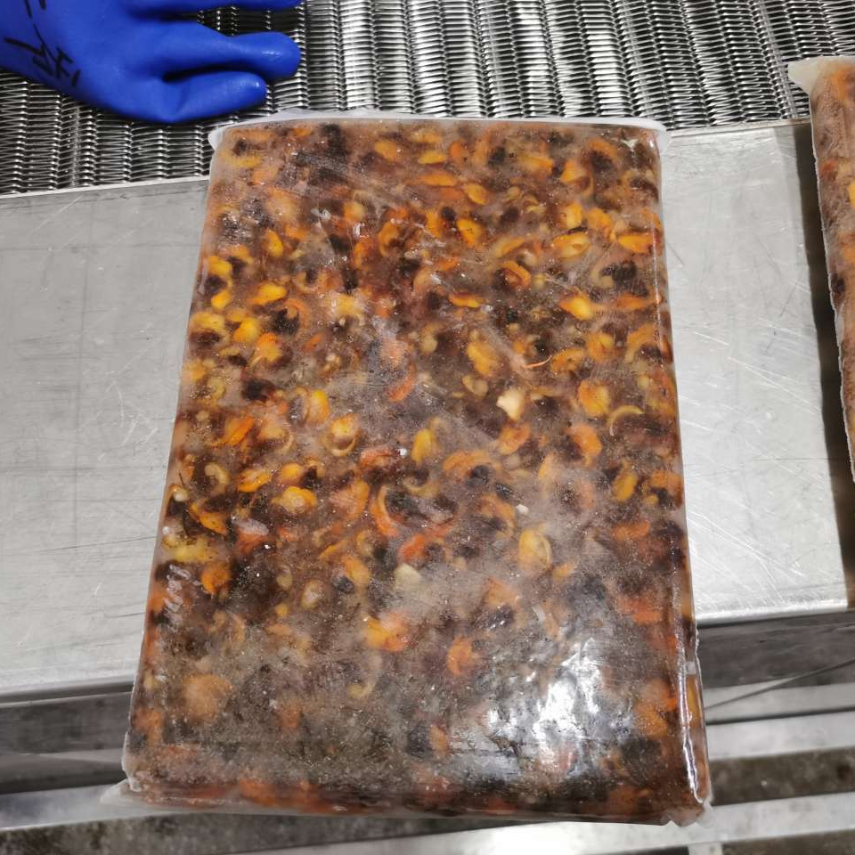 Frozen blood clam meat