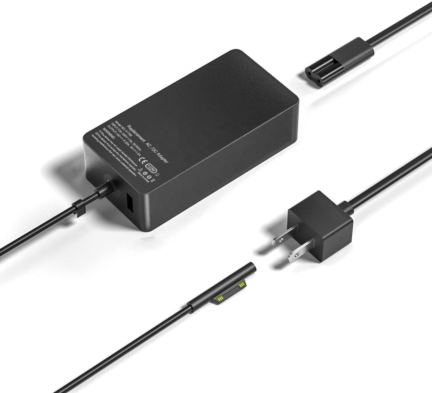 DG мощности завода OEM 102W 15V 6.33A зарядное устройство адаптер питания для Microsoft Surface Pro X/Pro 7/Pro 6/Pro 5/Pro 4 Surface Book 3/2/1