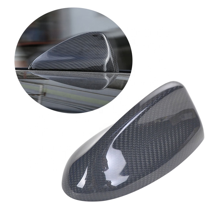 Real Dry Carbon fiber Aerial Auto Accessories Car Antenna For ALFA ROMEO Giulia Stelvio 2017-2019
