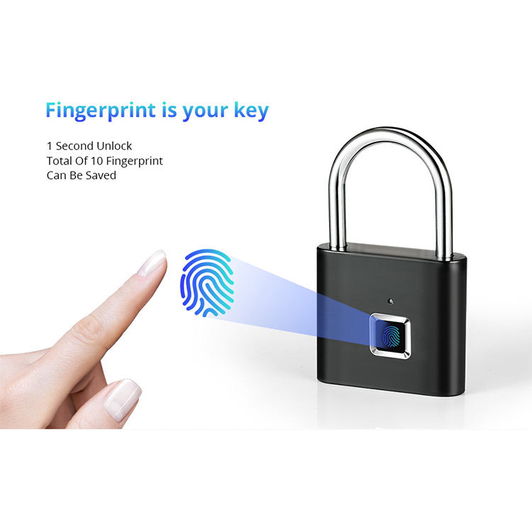 Mi Golden Security, БЕСКЛЮЧЕВОЙ саморазвивающийся чип, USB-зарядка, быстрая разблокировка, цинковый сплав, металл, умный сканер отпечатков пальцев