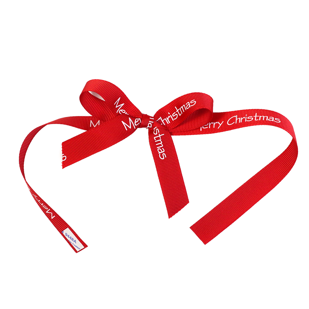 Factory custom pre tied self adhesive gift packing satin ribbon bow for box