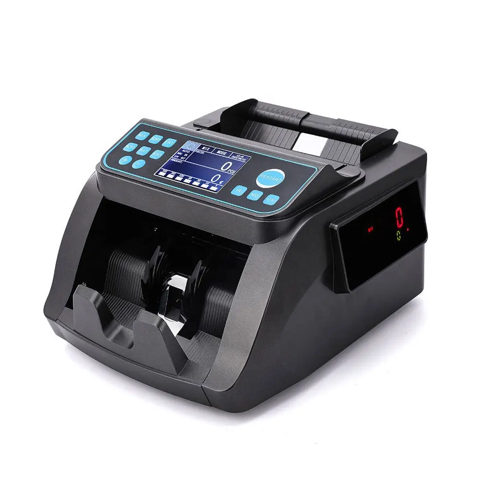 Y5518 New 100 200 Paper Money EURO Value Mix Counter Indian Cash Machine