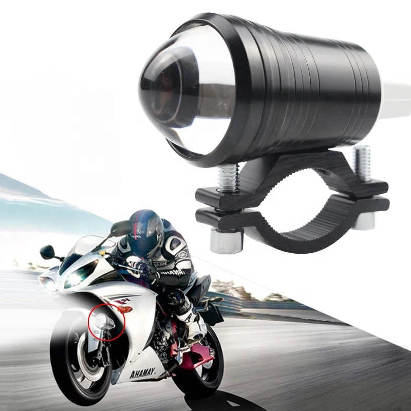 Motorcycle Headlight With Bracket Flashing Function Led Spotlight Motorcycle U1 Light Led Motorcycle Headlight