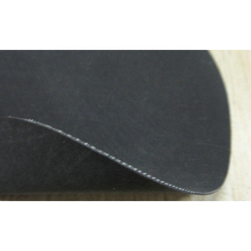 0.6mm black csm rubber coated polyester fabric for anti-abrasion industrial products