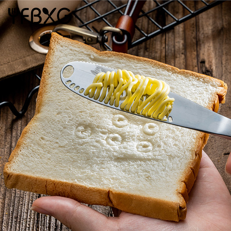 kitchen accessories stainless steel cheese butter knife spreader peeler set gold with white handle
