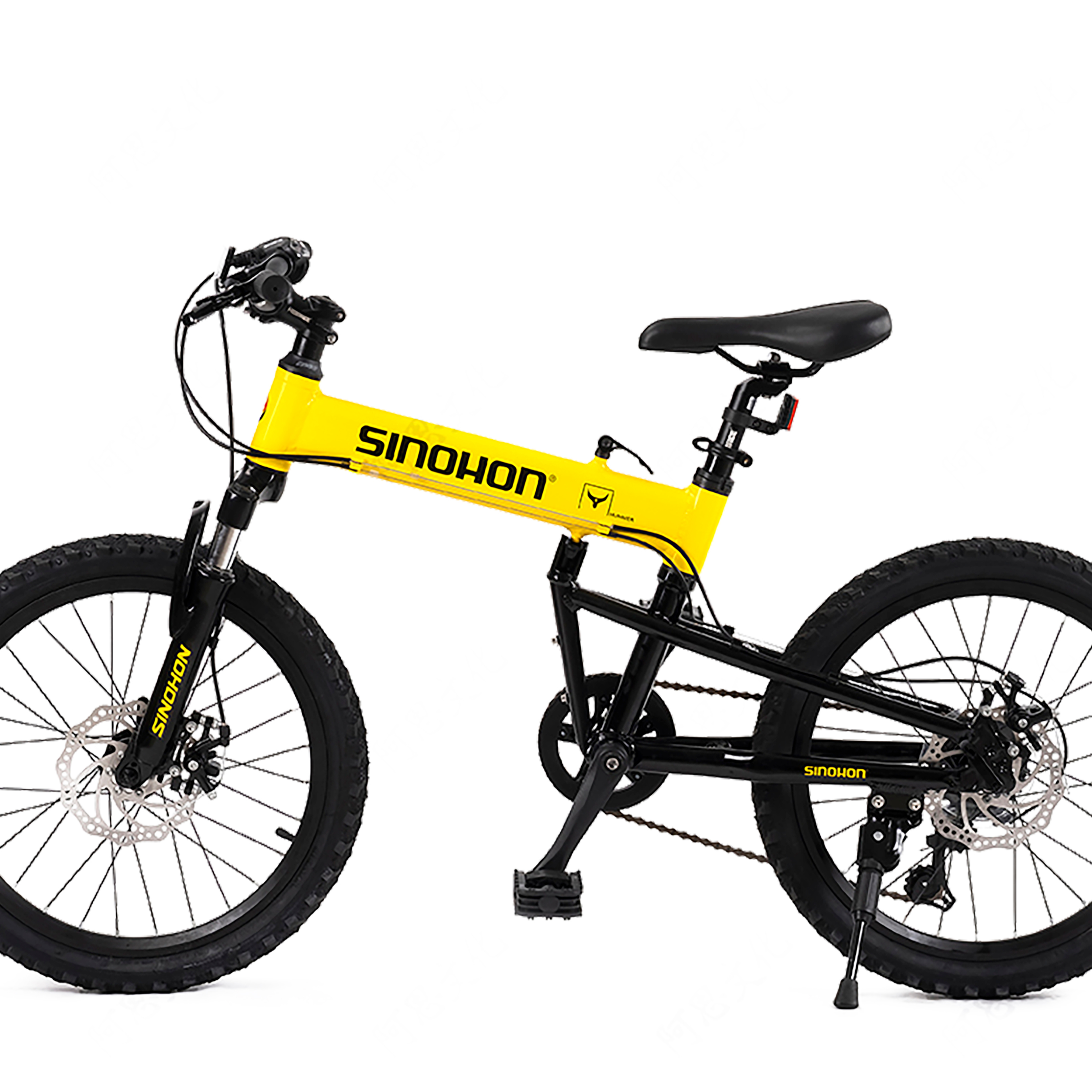 2021 Portable Folding city road young man 20 inch Mountain bike with 1.5 M length