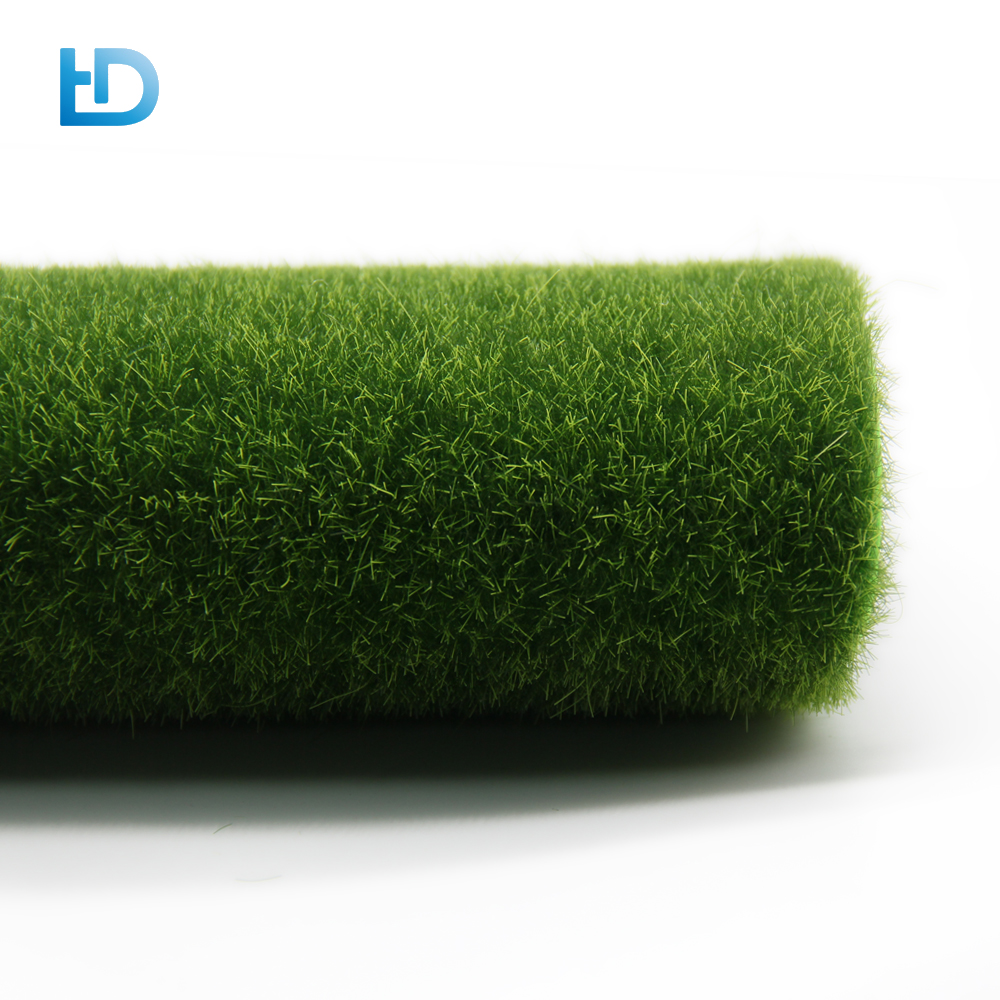 Manufacturer for residential flocking artificial grass synthetic lawn