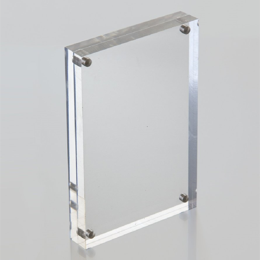 4x6 5x7 6x8 Magnetic Acrylic Block Photo Frame, Home Decoration Picture Photo Frame