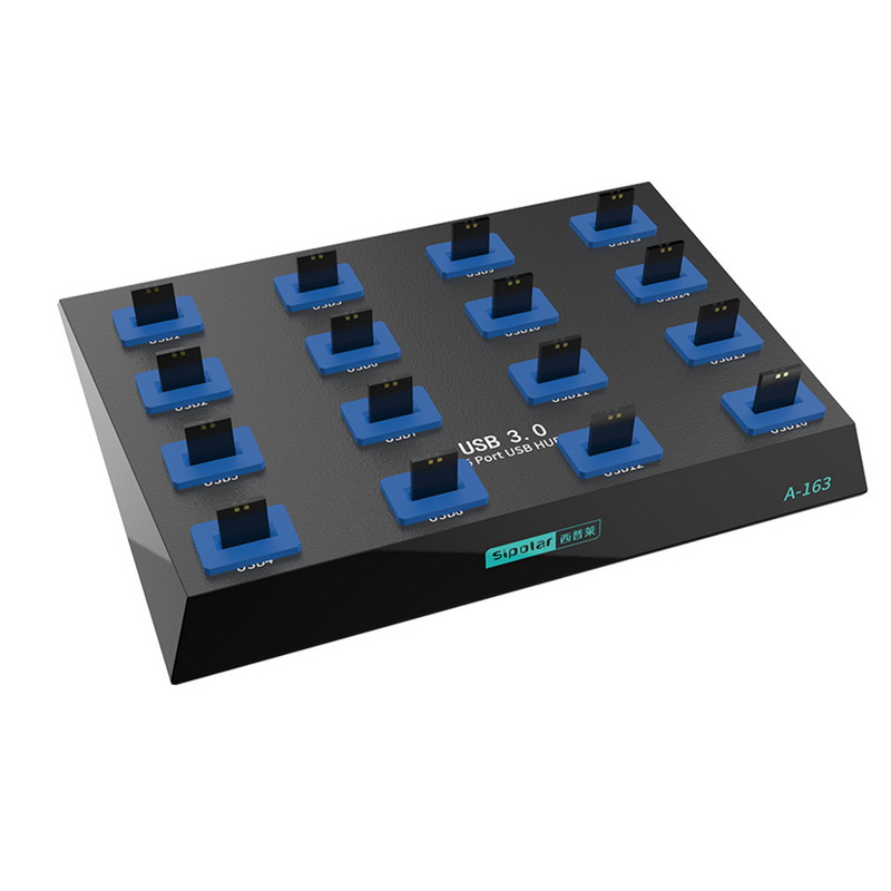 Sipolar a-163 самый продаваемый в Китае usb-Дубликатор с 16 портами 3,0 hub для USB-диска