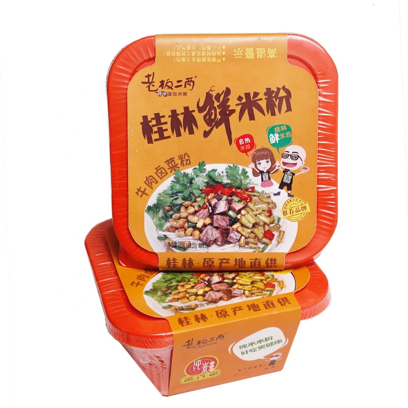 Китайский поставщик забрать продуктовых коробок из рис быстрого приготовления лапши