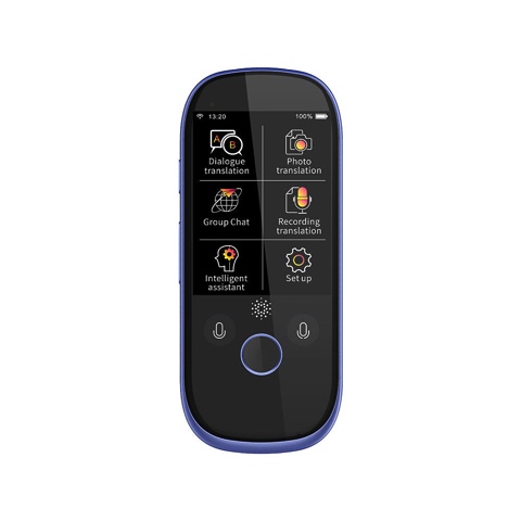 K1 Pro одновременный голосовой переводчик 2,4 дюймов WIFI 500MP фото перевод многоязычный портативный умный голосовой переводчик