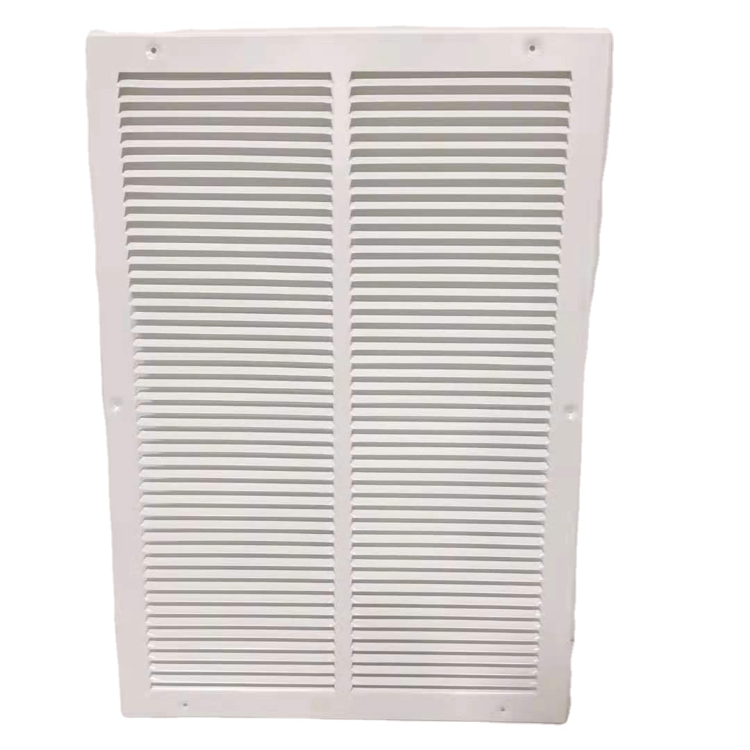 Белая Порошковая потолочная линейная Воздушная решетка для HVAC